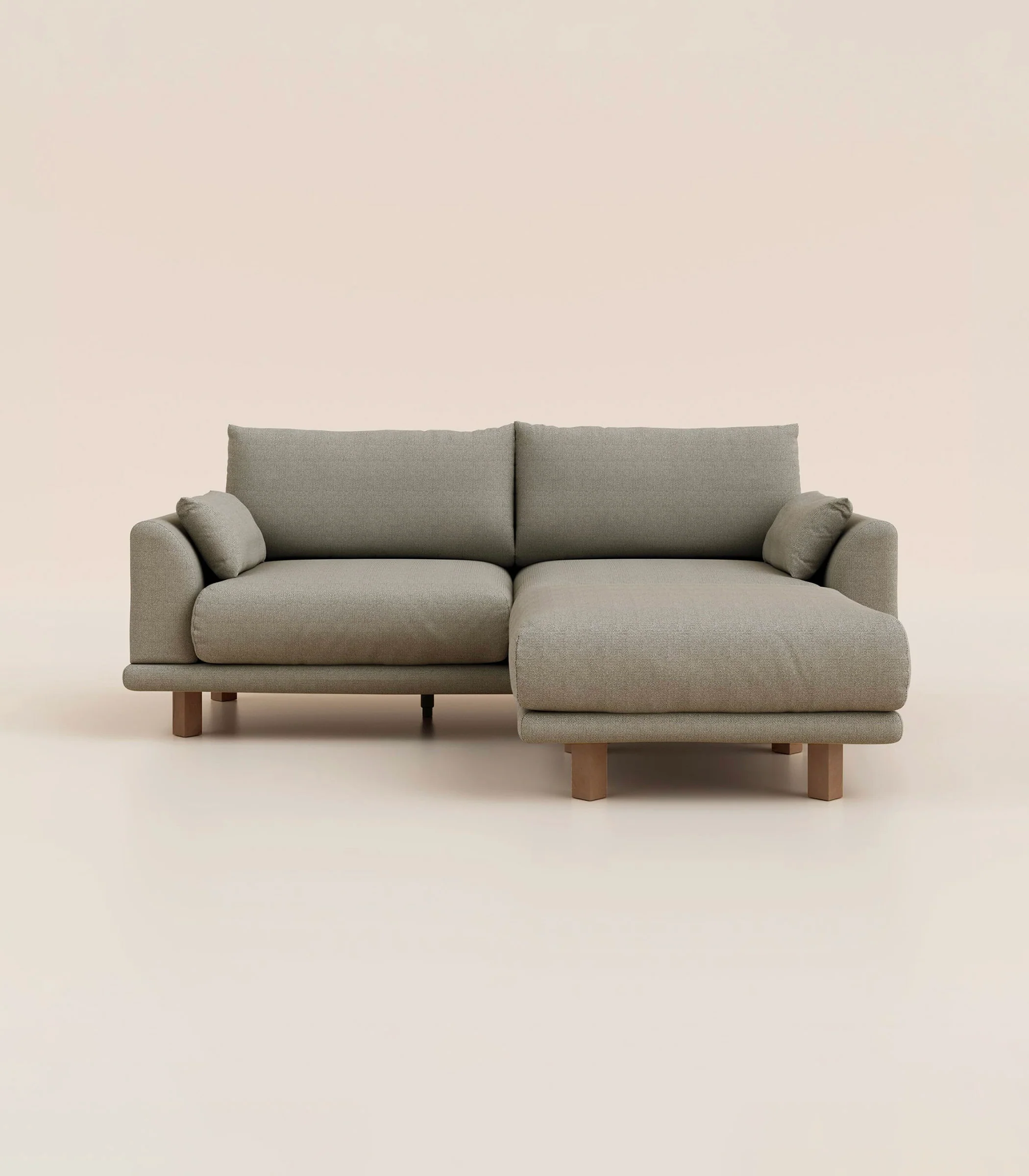 Canapé d'angle - Gris Nuage - Image 2