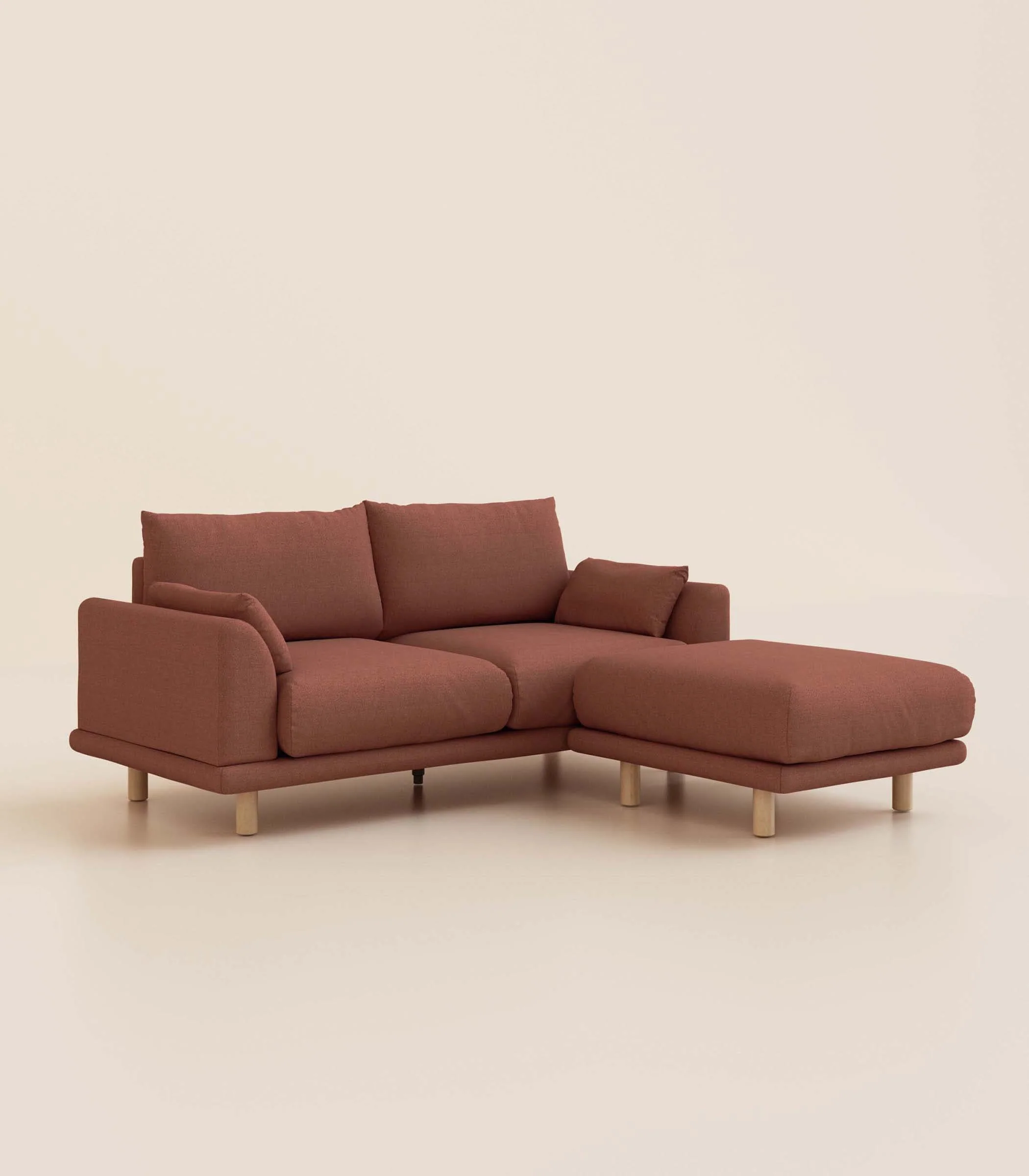 Canapé d'angle – Terracotta - Image 25