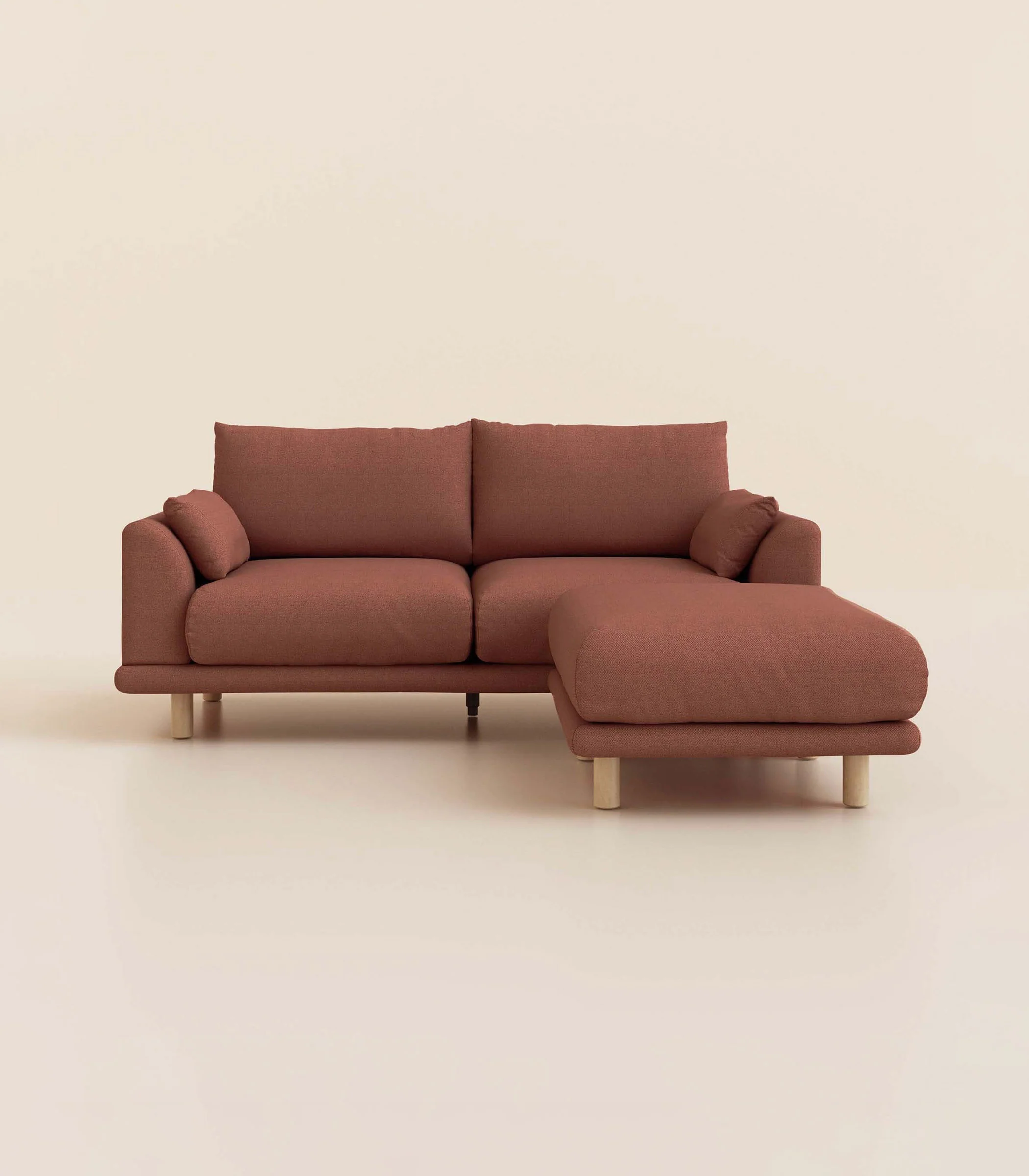 Canapé d'angle – Terracotta - Image 7