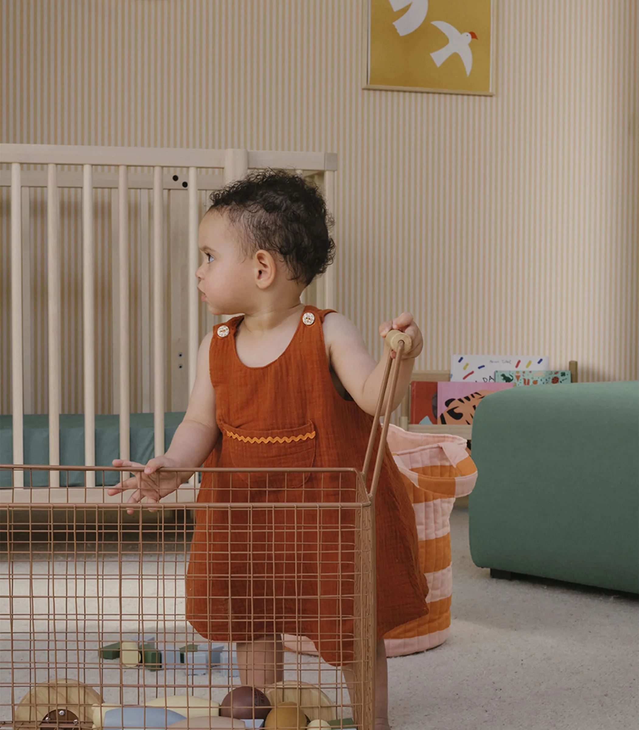 Lit bébé - Gris plume - Image 5