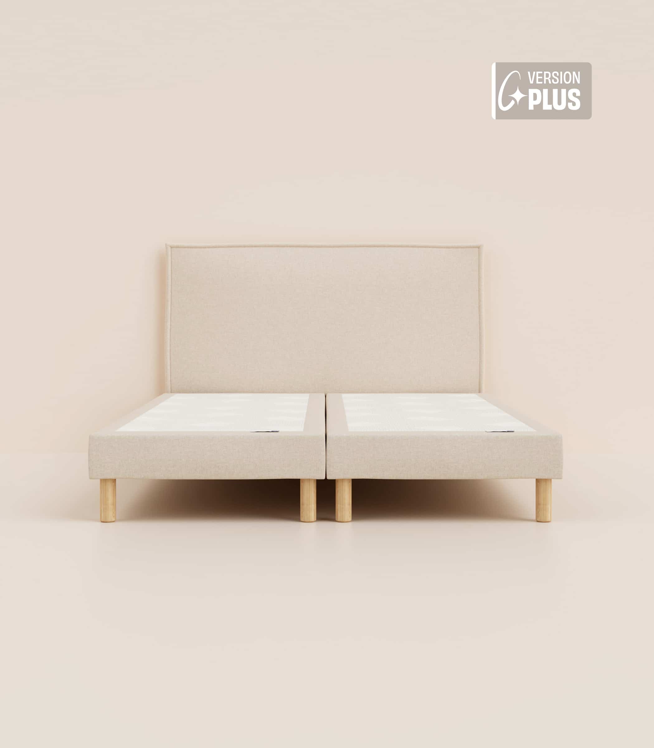Lit tapissier - Beige - Image 3