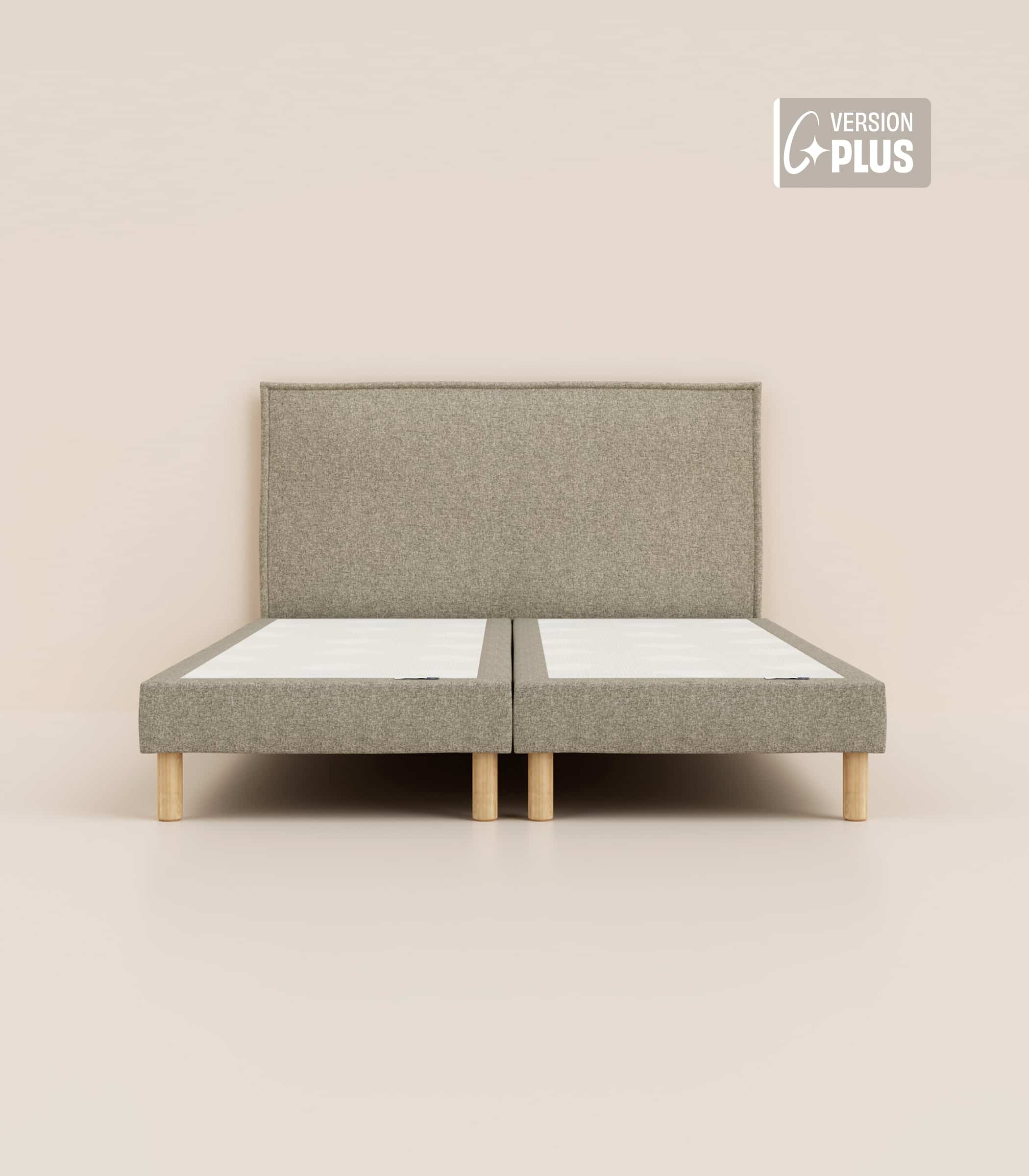 Lit tapissier - Gris - Image 3