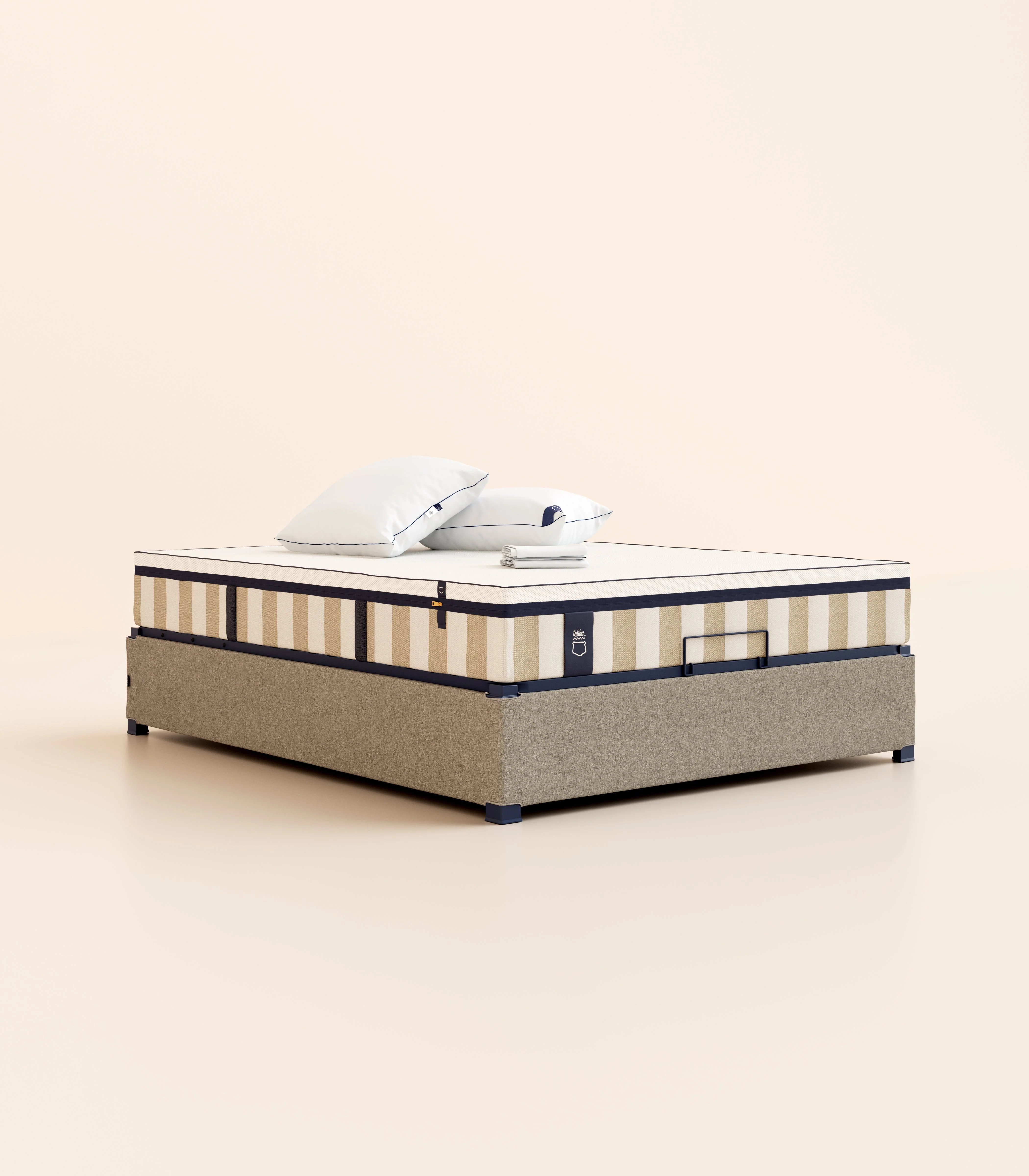 Pack lit 2 places Hybride 140 x 190 cm Bibloc - Image 12