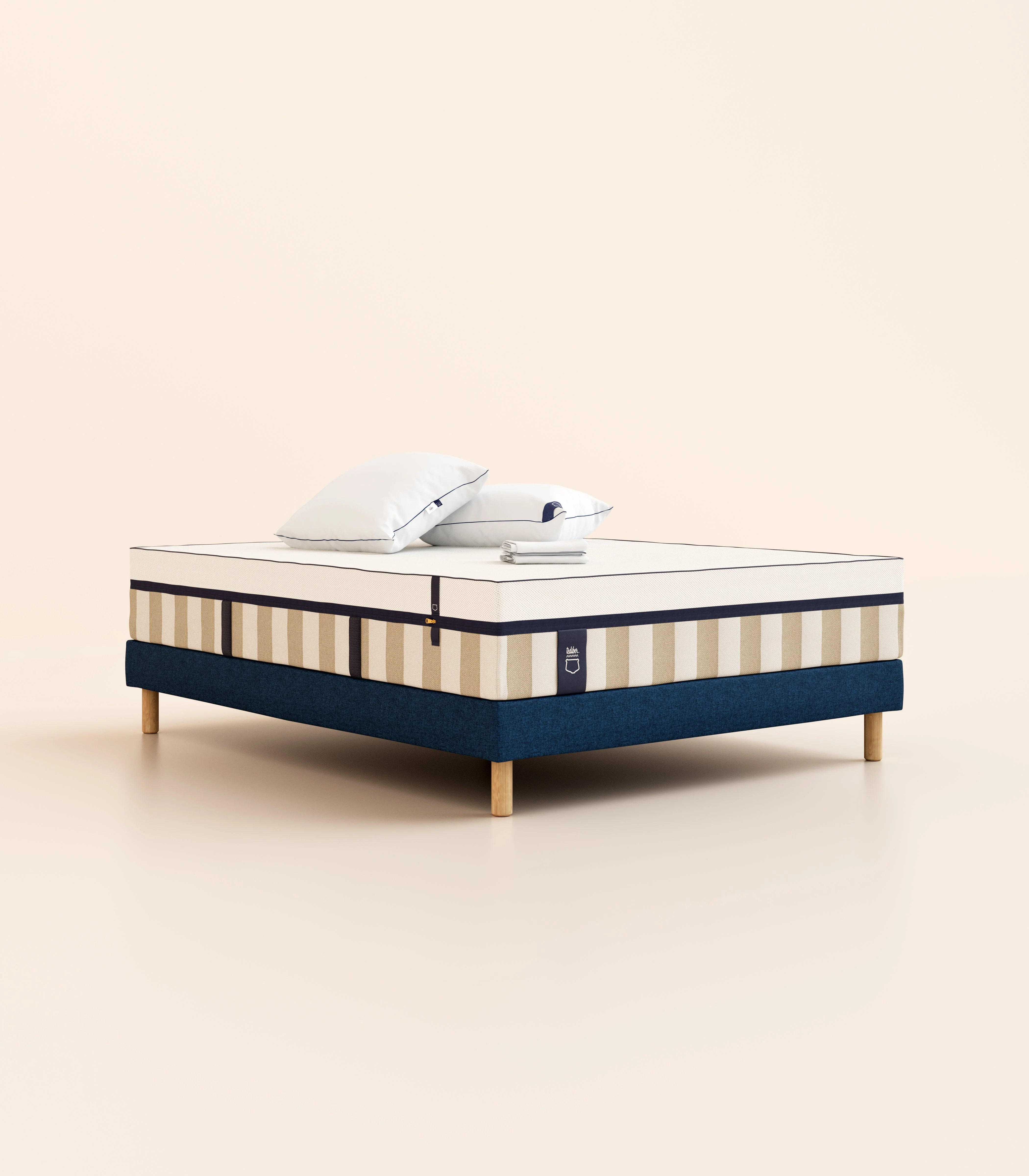 Pack lit 2 places Hybride 140 x 190 cm Bibloc - Image 13