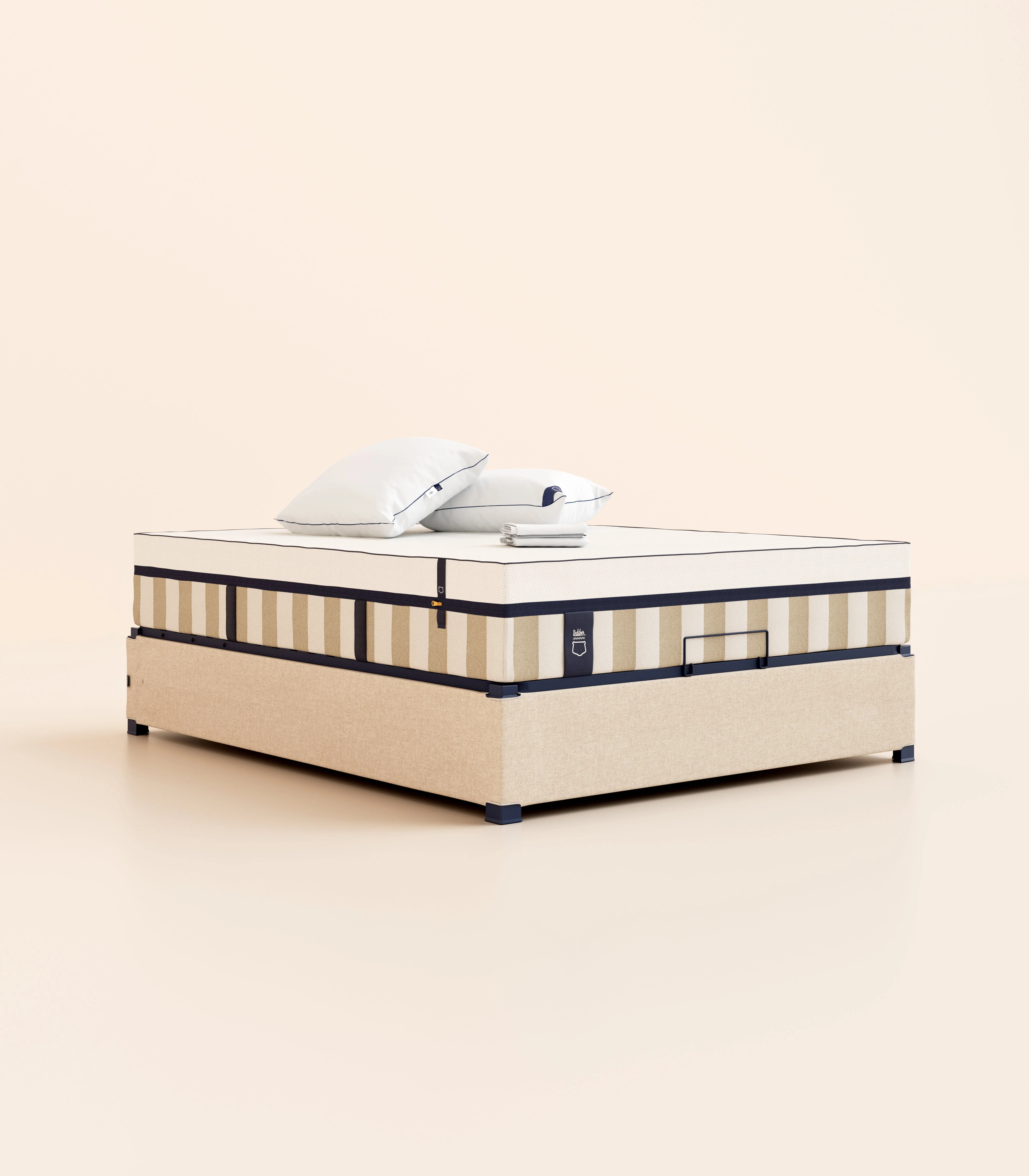 Pack lit 2 places Hybride 140 x 190 cm Bibloc - Image 5