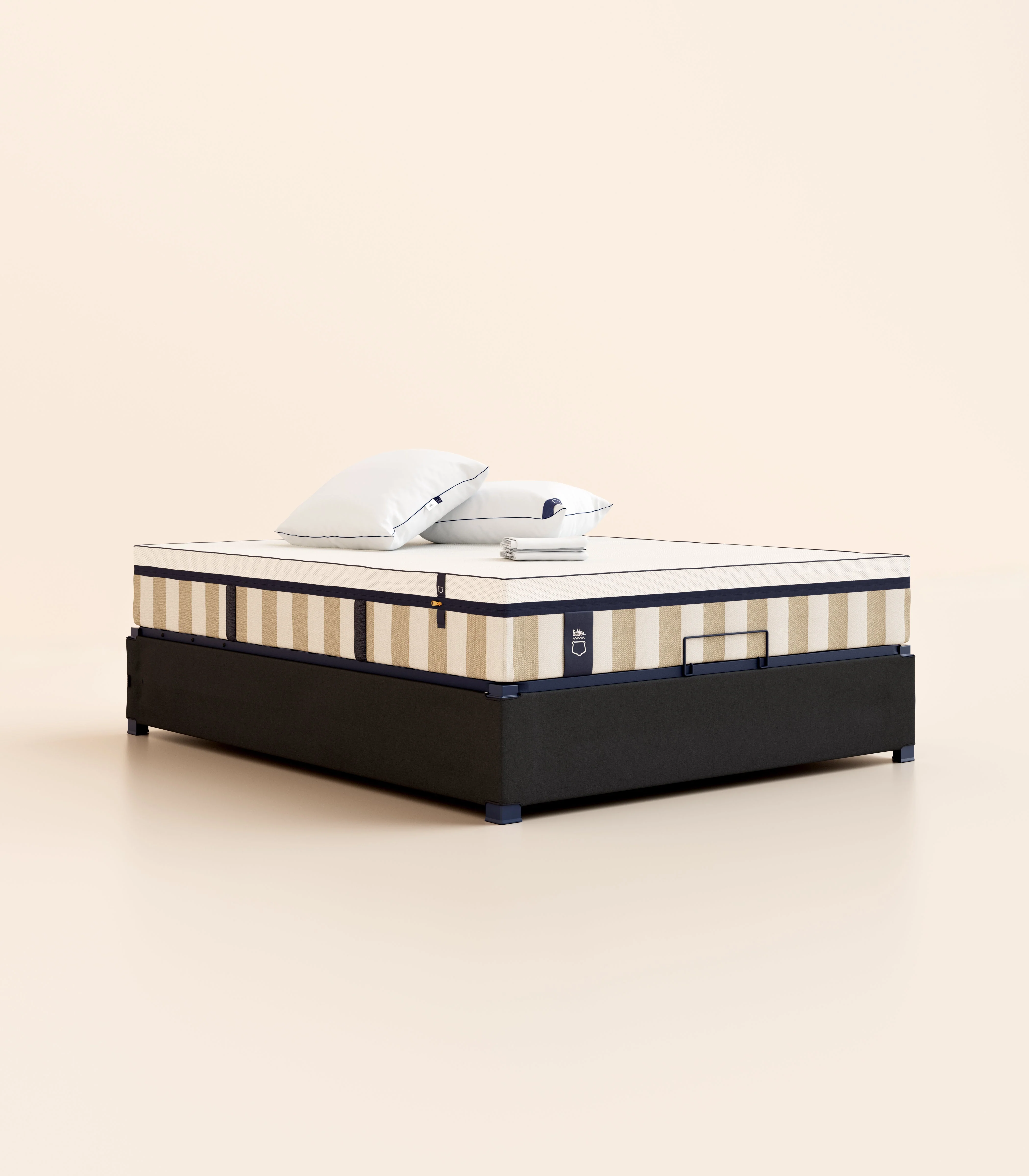 Pack lit 2 places Hybride 140 x 190 cm Bibloc - Image 8