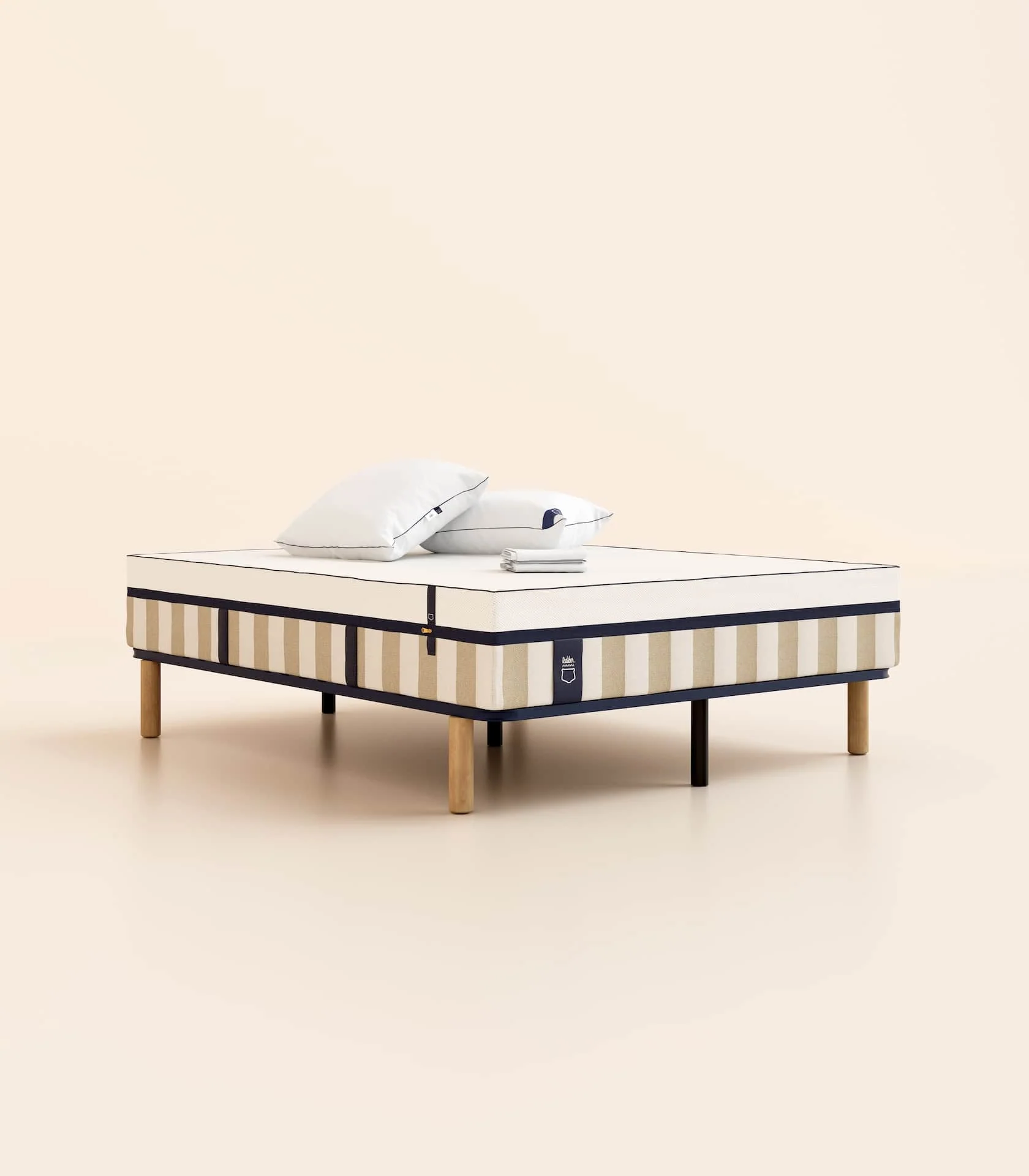 Pack lit 2 places Hybride Plus 140 x 190 cm Bibloc - Image 3