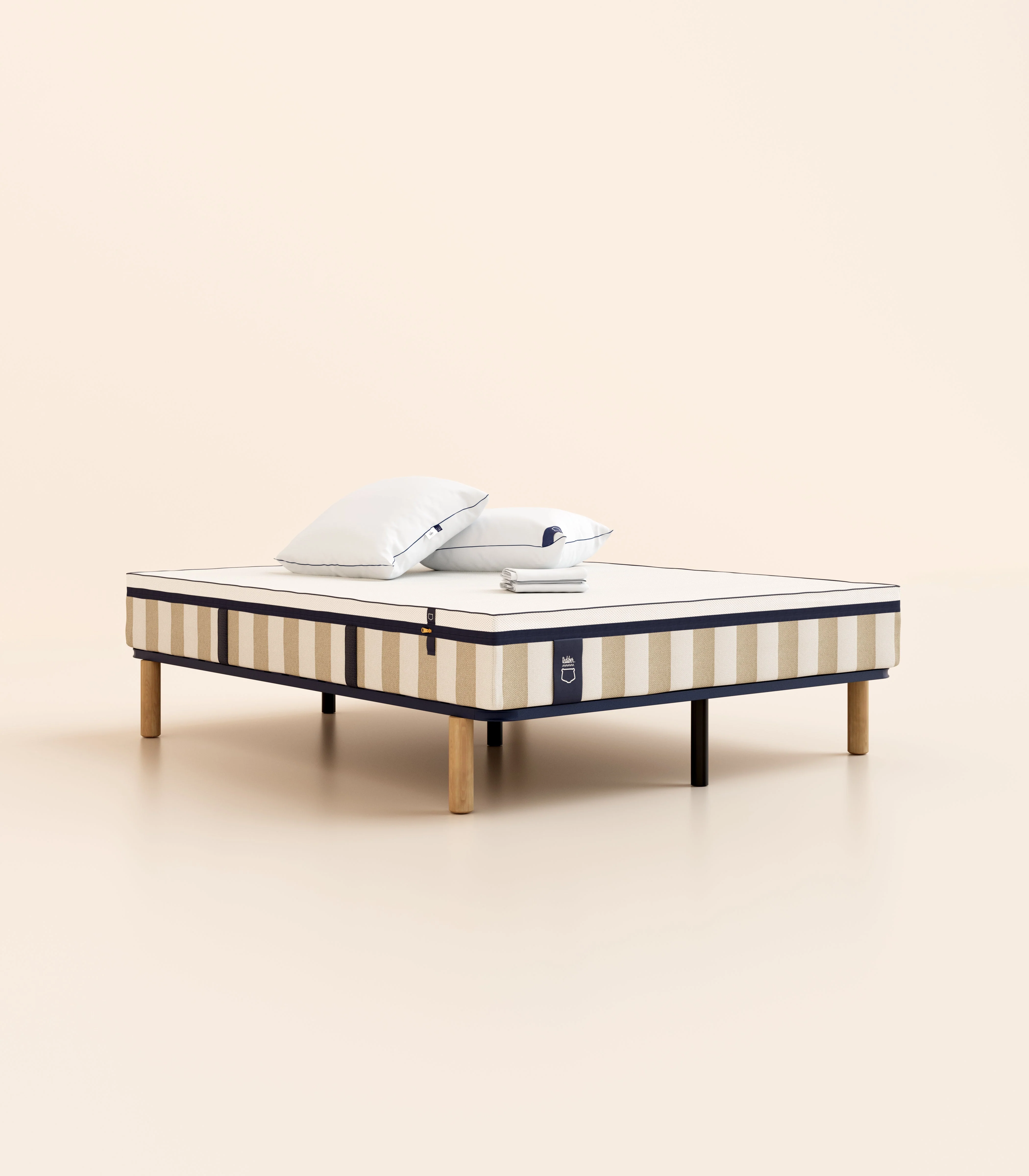 Pack lit 2 places Hybride Plus 160 x 200 cm Bibloc - Image 11