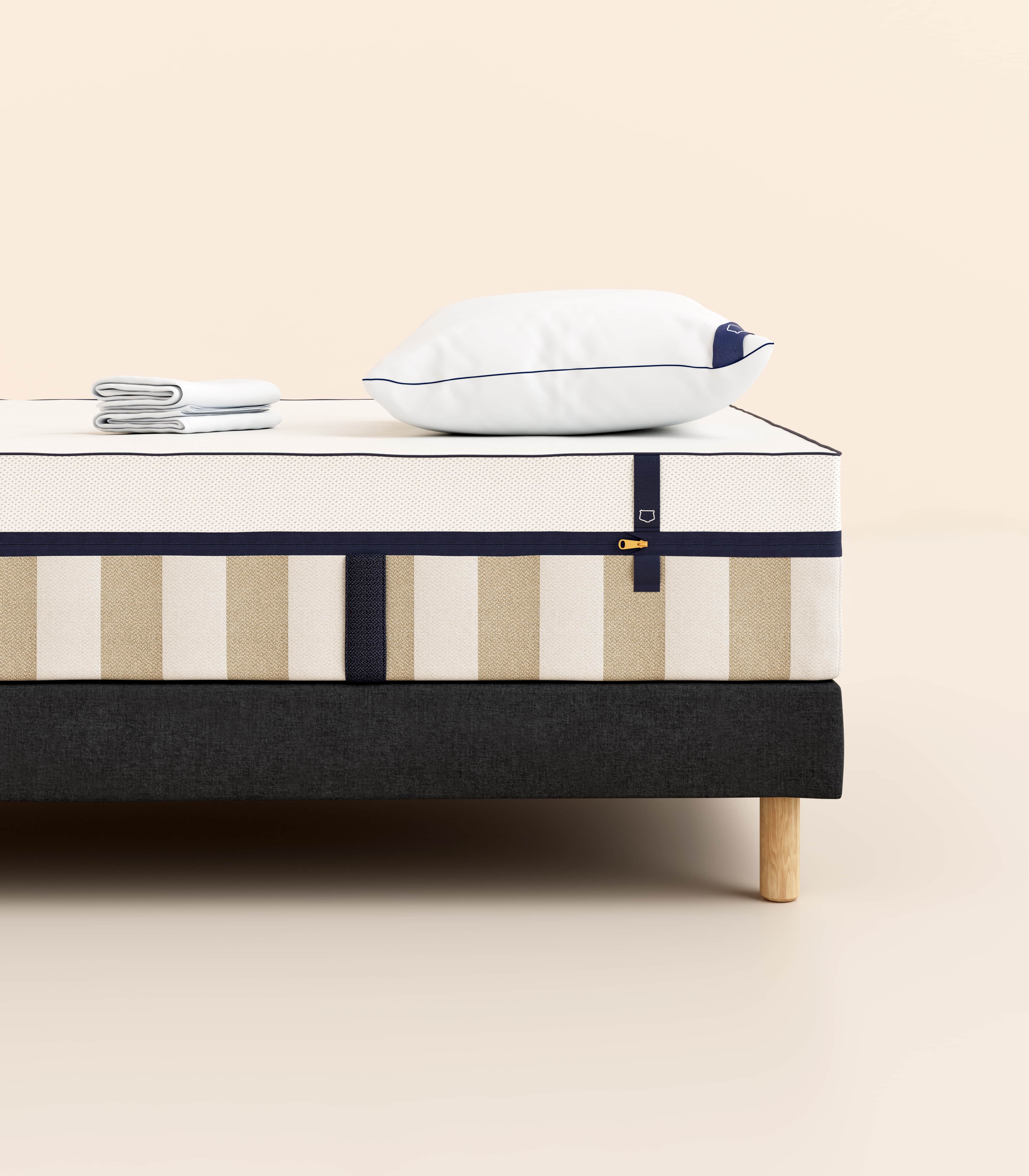 Pack lit 2 places Hybride Plus 200 x 200 cm Bibloc - Image 179