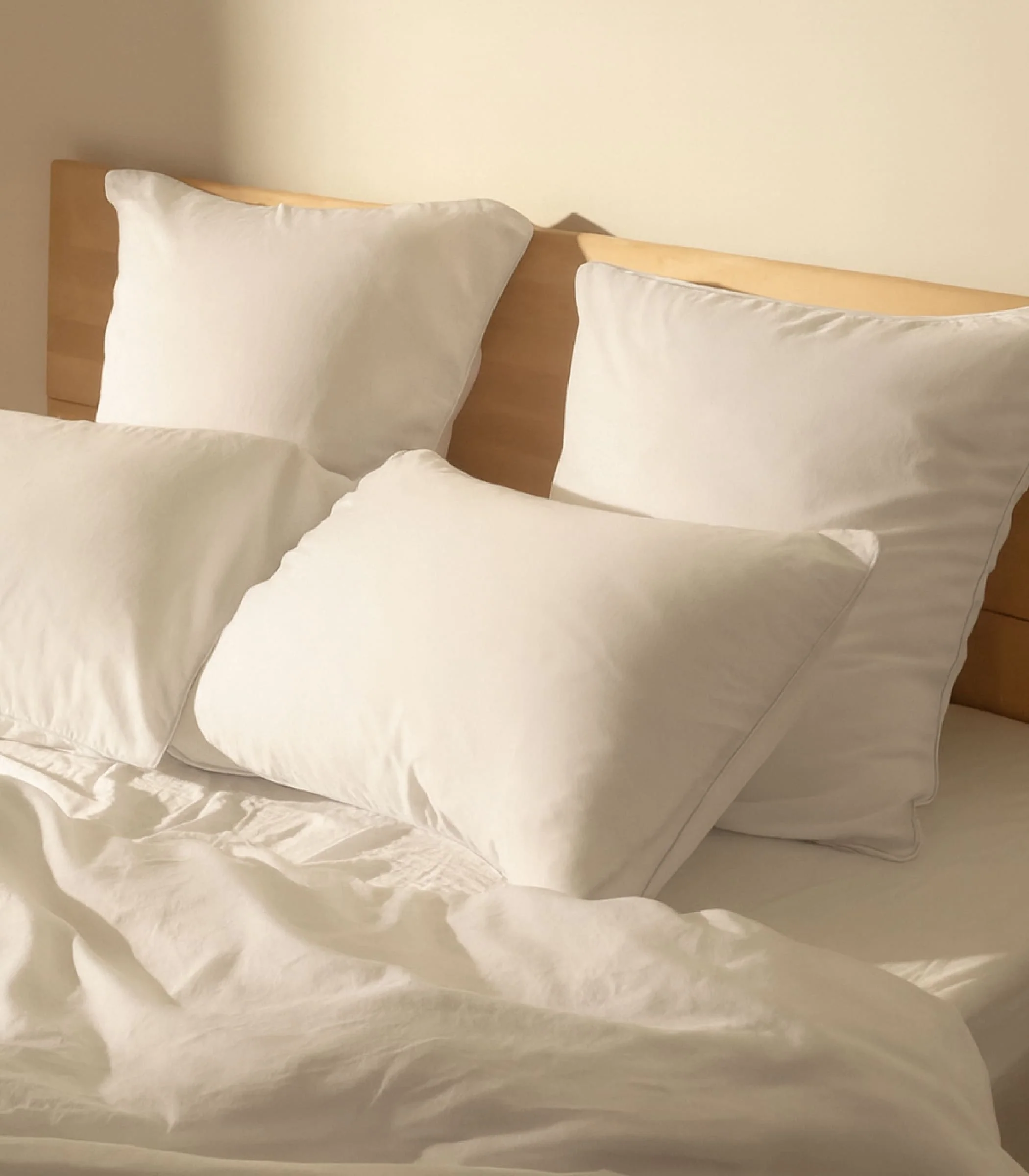 Housse de couette en satin de coton - Blanc grand frais - Image 5