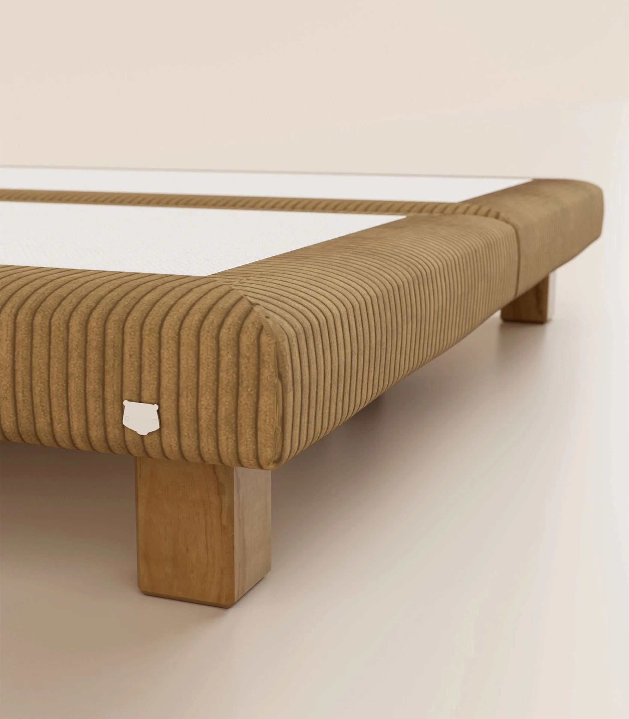 Sommier Grand Ours - Velours Havane - Image 7