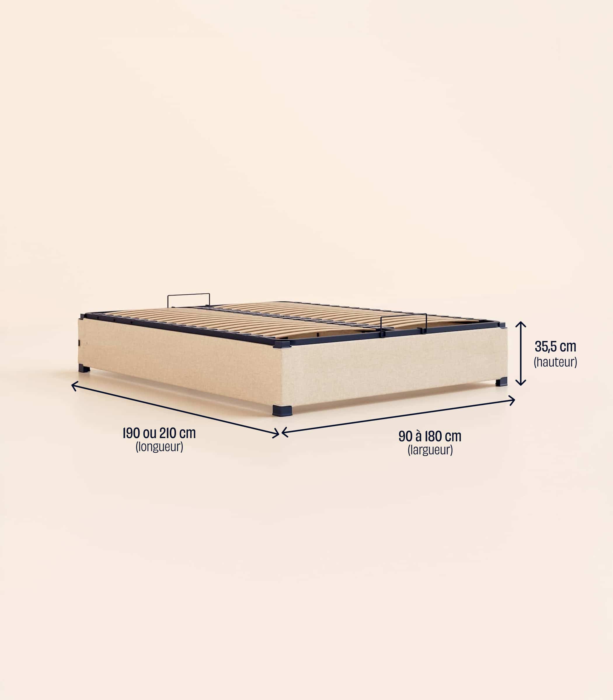 Sommier coffre - Beige - Image 13