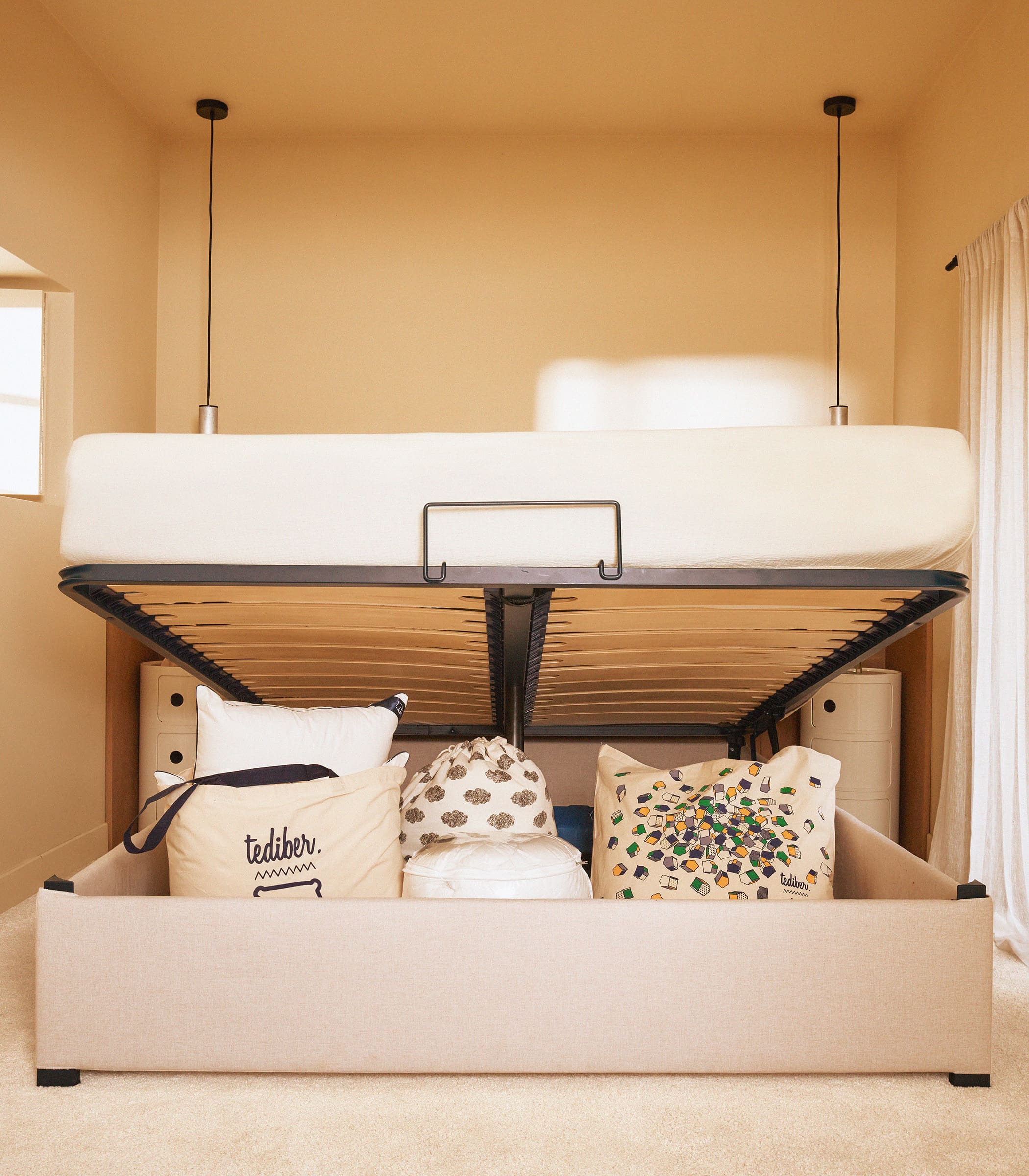 Sommier coffre - Beige - Image 9