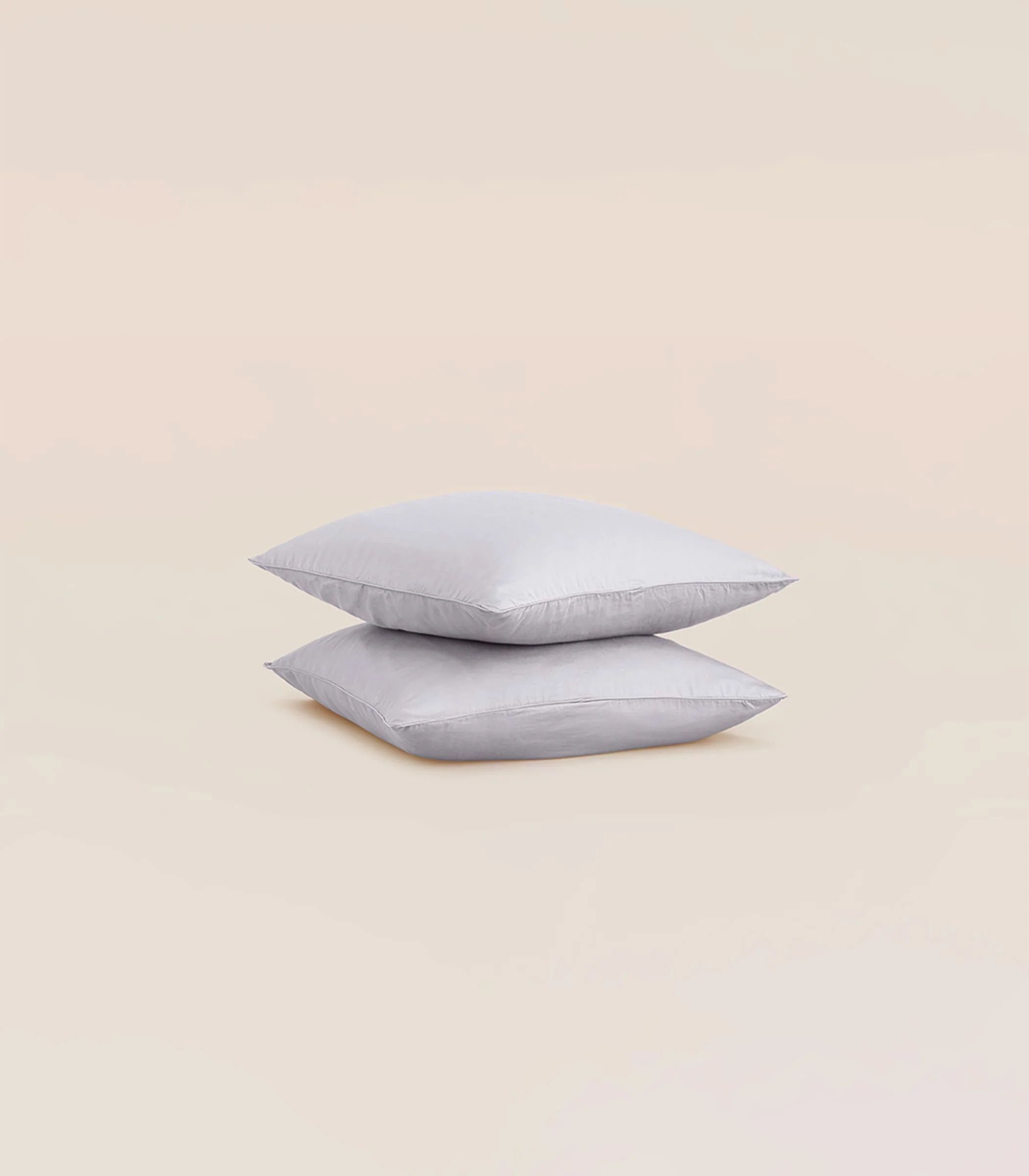 Taies d'oreiller en satin de coton - Gris Ecume